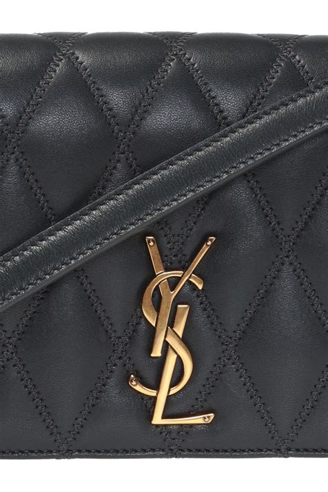 ysl angie chain bag in diamond-quilted lambskin|SAINT LAURENT Lambskin Diamond Quilted .